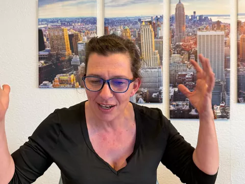 Maria Lässig beim Versuch gute Bilder zu machen Maria Lässig beim Versuch gute Bilder zu machen